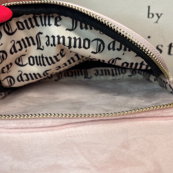 JUICY COUTURE BABY PINK VELVET BACKPACK π - Picture 6 of 11